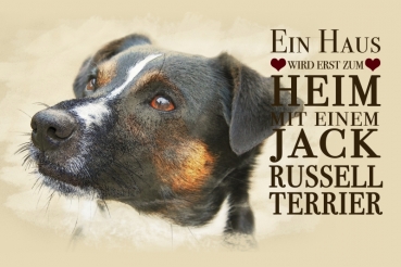 Metallschild Jack Russell Terrier
